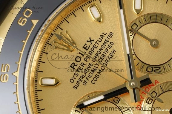 SA4130 Strap Rubber 1:1 Daytona BTF Best 116518 Lume on V2 Dial Oysterflex Edition YG 0523